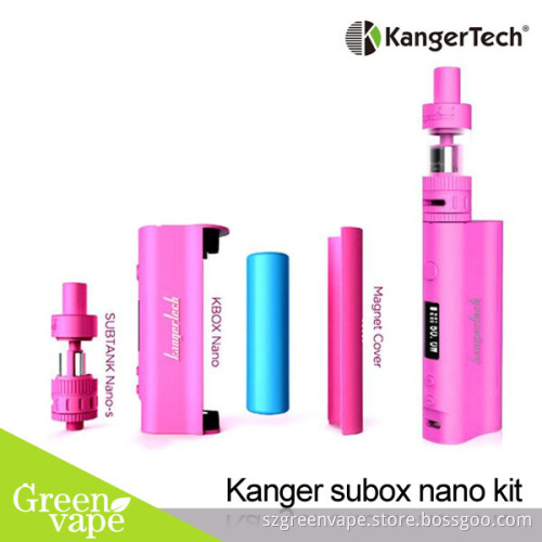 2015 Newest Kanger Subox Nano Starter Kit Kangertech Subox Nano Kit with colorful choice